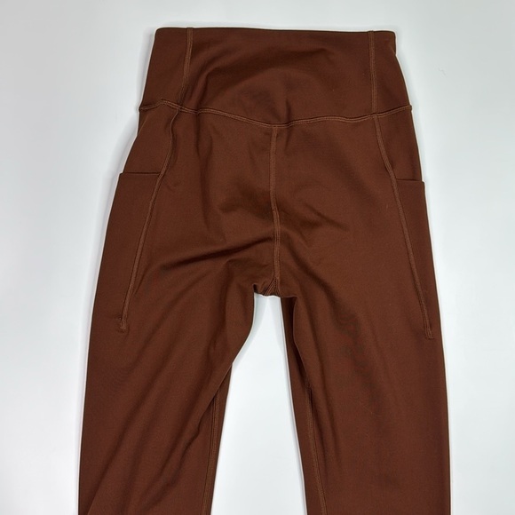 The North Face Midline High-Rise Pocket 7/8 Leggings Brown Medium (Fits like S) - Picture 4 of 12